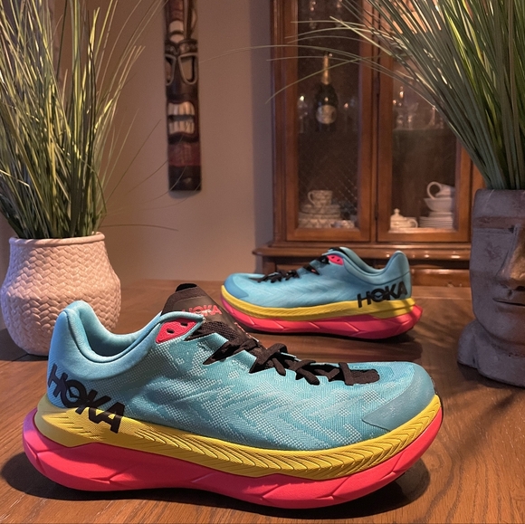 Hoka One One Men's Trainers Tecton X Lace-Up Low-Top Running Sneakers Size 10 - Picture 8 of 11